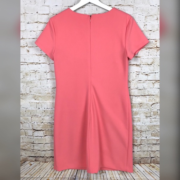 Tommy Hilfiger Scuba Crepe Grommet Top Dress Pink - Picture 5 of 7